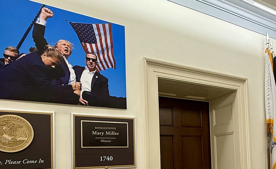 A visual guide to the elected officials who fly Christian nationalist flags at the Capitol